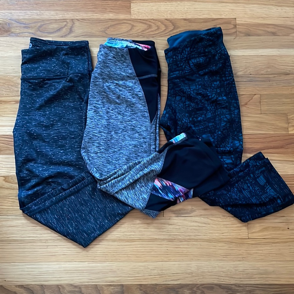 3 Pairs of Women’s Leggings - EUC - Medium